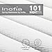 Full Mattress, Inofia Responsive Memory Foam Mattress, Hybrid Innerspring Mattress in a Box, Sleep Cooler with More Pressure Relief & Support, CertiPUR-US Certified, 10 Inch, Full Size