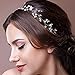 Wedding Headband Hair Accessories for Bride and Bridesmaid, Crystals Extra Long Hair Accessory for Party and Evening for Women and Girls (19.7 Inches)
