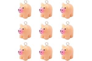 BB BEADTHOVEN Beadthoven Mini Animals Resin Charm Pendants Tiny Cute Cartoon Animals Dangle Charm Beads for DIY Jewelry Making Earring Necklace Keychain Making findings