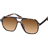 mosanana Oversized Aviator Sunglasses for Women and Men with Polarized Lens MS52243