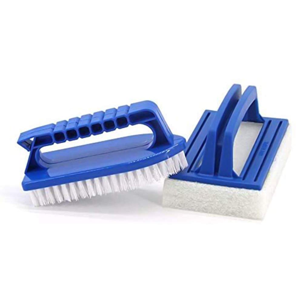 Lifreer Hot Tub Cleaning Kit Accessories include Scrubbing Brush, Paddling Pool Brush for Spas and Hot Tub Cleaning