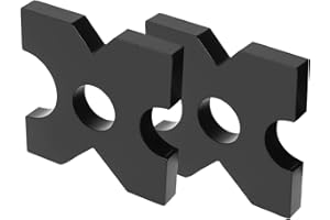 LKOEWQZAMX Arbor Press Plate 20Ton H Frame Hydraulic Shop Press Plates AR400F Metal Material for Shop Press - Compatible with 44K-70K lbs Press Machines (5'' x 5'' x 1'')