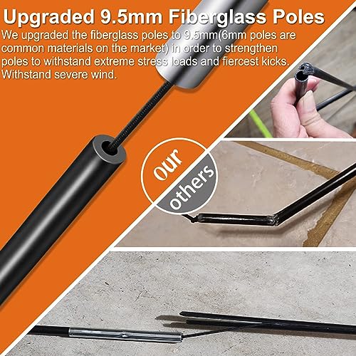 Kids Soccer Goals for Backyard Set, 2 of 4' x 3' Soccer Training