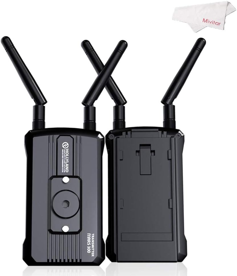 Hollyland Mars300 300 Feet 5G Transmission Wireless HD Video Transmission System Professional Video Transmitter and Receiver HDMI 1080 Broadcast for DSLR and Mirrorless Camera