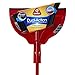 O-Cedar Dual-Action Angler Broom with Dust Pan