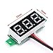 DROK DC 0-100V Voltmeter, Digital Voltage Tester Board for Car Motorcycle Battery Volt Testing, 3.0-30V Power Supply LED Display Volt Monitor Gauge