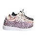 Link Lace up Rock Glitter Fashion Sneaker For Children/Girl/Kids