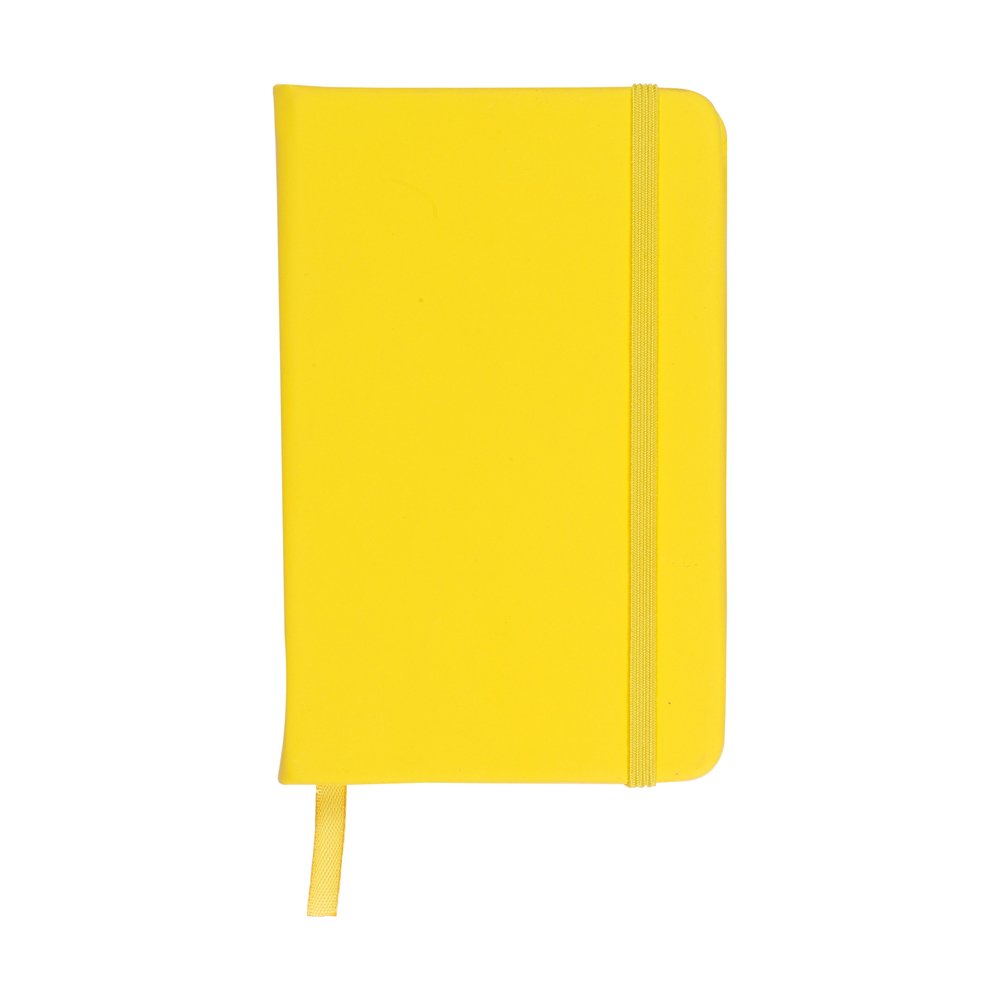 eBuyGB A4 Coloured Hardback Lined Paper Notebook, Yellow, Pack of 1,1301408