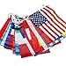 South / Central / Latin America / Spanish Speaking 22 Countries World String Flags include USA Flag (40ft)