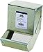 Pet Lodge® Steel Small Animal Feeder with Lid and Sifter Bottom | Cage Rabbit Feeder | Holds Several Days Worth of Food | 5 Inch