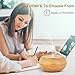 InnoGear 500ml Aromatherapy Essential Oil Diffuser Wood Grain Ultrasonic Cool Mist Diffusers with 7 Color LED Lights Waterless Auto Shut-Off, Large