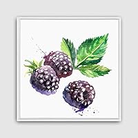 Framed Canvas Wall Art Vegetables Theme Design Canvas Prints Home Artwork Decoration for Living Room,Bedroom - 16x16 inches