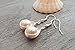 Exclusive from yinahawaii, Wire Braided Sized Round Natural Pearl Earrings,