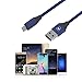 [2 Pack] Micro USB Cable 1.8m/6ft Nylon Braided Tangle-Free Extra Long Lighting Charger Cord High Speed USB 2.0 for Samsung Galaxy S7/S6/S5,Note 5/4/3,HTC,LG,Android Devices
