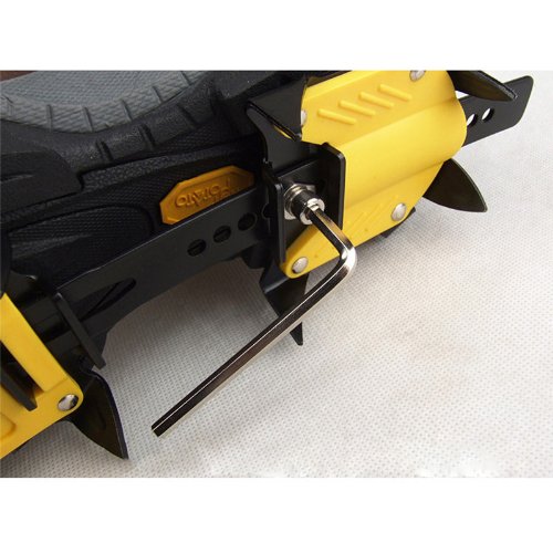 Docooler Strap Type Crampons Ski Belt High Altitude Hiking Slip-resistant 10 Crampon