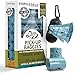 Paws & Pals Dog Poop Bag - Eco-Friendly, Large & Leak-Proof w/Dispenser Holder & Leash Clip - Best for Walking Dogs Pet Waste - 360 Pack, 24 Roll Refills x 15 Bags - Heavy Duty, Scented, Blue