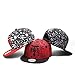 FayTop Mens Snapback Hat Hip Hop Cap Flat Brim Baseball Cap Adjustable Dad Hat Trunker Hat Unisex V144H0004-red