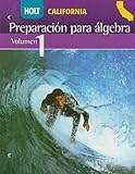 Image de Holt Algebra Readiness California: Student Edition (Spanish) Volume 1