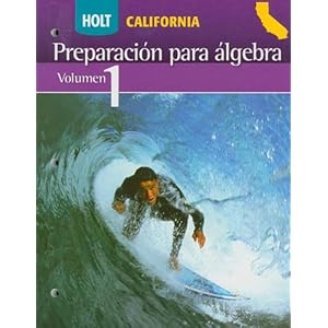 Holt Algebra Readiness California: Student Edition (Spanish) Volume 1