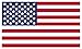 American Flag Vinyl Decals - Indoor Home, Car or Truck Use for Windshield, Rear Window, or Glass - Small, Custom Graphic with Vivid Colors - 3 x 5 (2-Pack)