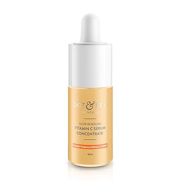 Dot & Key Glow Revealing Vitamin C Serum Concentrate 30ml, vitamin c serum with hyaluronic acid for glowing skin