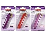 The Doctor's BrushPicks Toothpicks 15 Pack Keychain Dispenser(Colors May Vary) (Pack of 3)