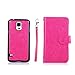 S5 Case, Galaxy S5 Case, Joopapa Galaxy S5 Luxury Fashion Pu Leather Magnet Wallet Credit Card Holder Flip Case Cover with Built-in 9 Card Slots for Samsung Galaxy S5 / Galaxy Sv / Galaxy S5 I9600 (Pink)
