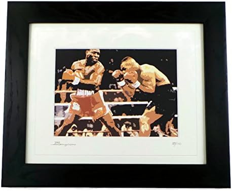 artcandi Mike Tyson vs Bruno Limited Edition Framed Canvas