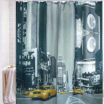 New York Subway Map Background Waterproof Shower Curtain Bath