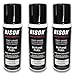 Bison Airlighter Fuel - 3 Pack (1.5 fl oz per Canister) Triple Filtered Butane for Use with The Airlighter or Other Cooking Torches Black