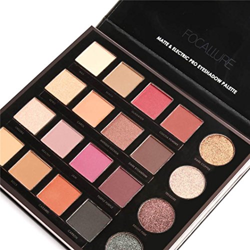 Eyeshadow Palette,Putars Sexy 20 Colors Pearlized Color Eyeshadow Powder Eye Shadow Palette Set Professional Cosmetic Black