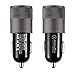 SMALLElectric 4.8A 24W / 2 - Smart Port USB Car Charger Fast charging Adapter + Quick Charge 2.0 with PowerIQ for Galaxy S7 / S6 / S6 Edge / iPhone / iPad / LG G5 / Nexus / HTC and More Black