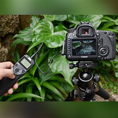 Pixel T9-E3/N3 LCD Wired/Wireless Shutter Release Timer Remote Control with Two Connecting Cables for Canon EOS 1200D/1100D/1000D/760D/750D/700D/650D(N3/E3) - Thumbnail 5