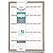 Mead Organizher Monthly Undated Tabbed Wall Calendar, One Year, 12 x 17 Inches (47037)