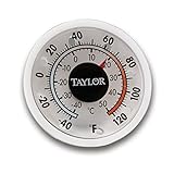 Taylor Precision 5982N Milk Beverage Cooler Thermometer (Includes: Adhesive and Magnetic Backing), NSF