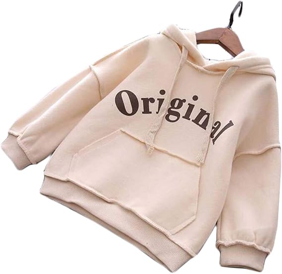 Amazon シュンイー 女の子 パーカー フード付きプルオーバー おしゃれ 長袖 トレーナー スウェット ゆったり 可愛い 通学 トレーナー パーカー 通販