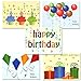 Happy Birthday Cards Assorted- 6 Designs 30 Blank Note Cards 32 Env Made in USA by CroninCards primary