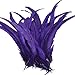 Sowder Purple Rooster Coque Tail Feathers 13-16inch Lengh Pack of 50