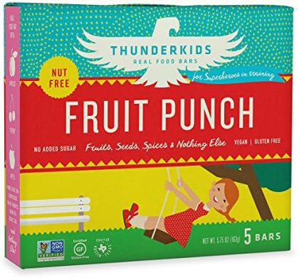 Thunderbird Gluten Free Non-GMO Vegan Fruit Punch (1 Box of 5 Bars)