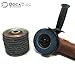 4.5 inch Flap Disc (10 Pack) - 40 Grit Type 29 Professional Grade Zirconia - Abrasive Grinding Wheel, Flap Wheel, and Sanding Discs by DocaDisc