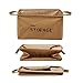 Ohuhu Jute Storage Baskets Organizers, 2-pack of 2 Sizes for Bookshelf, Cabinet, Kids Room, Playroom