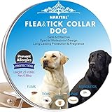 Nakital Flea And Tick Collar Prevention for Dogs Control,Flea Collars for Dogs Adjustable Collar Large Small Dog