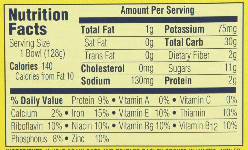 Gerber Graduates Breakfast Buddies - Apple Cinnamon Cereal, 4.5-Ounce (Pack of 8)