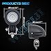 WEISIJI Led Flood Driving Lights,10W Mini Round Tail Cree Fog Lamp for Bicycle Motorcycle(2pcs 10w Flood)