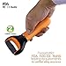 Foot File, Hausbell 203 Rechargeable Callus Remover Pedicure Tools Cordless for Foot Care with FDA Certified (Orange)
