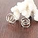 Womens 14MM Rose Gold Tone Stainless Steel Double X Criss Cross Infinity Ring Engagement Wedding Lady Girls Band (8)