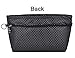 Vercord Handbag Purse Tote Pocketbook Organizer Insert Zipper Closure 11 Pockets, Black Dots L