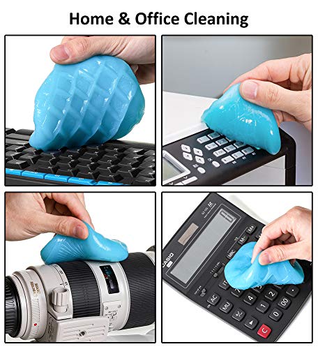 PESTON Car Cleaning Gel, Universal Car Interior Detailing Slime Automotive Dust Air Vent Keyboard Cleaner Putty for Auto Laptop Home Office Reusable - Thumbnail 3