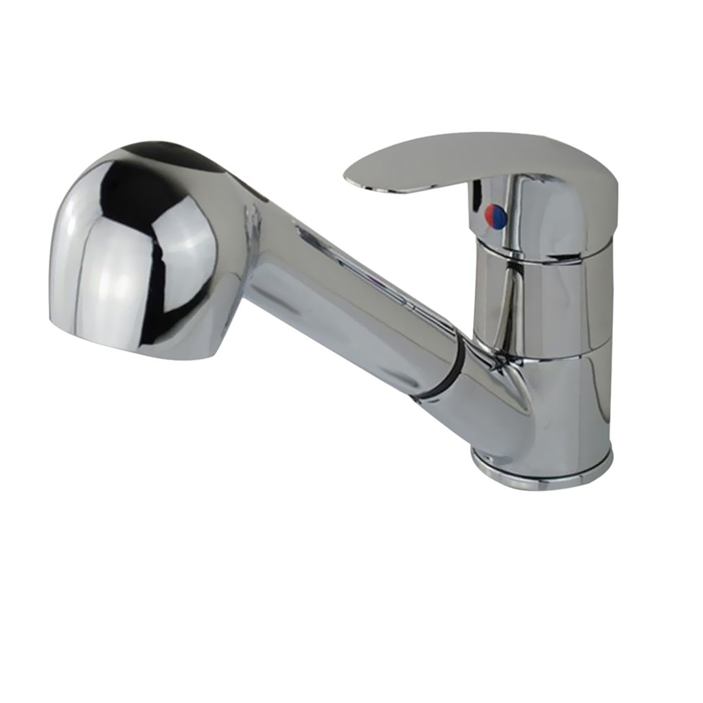 Baoblae Pull Out Spray Single Lever Swivel Spout Kitchen Faucet