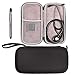 Stethoscope Carrying Case Compatible with 3M Littmann Classic III, Cardiology IV Diagnostic, MDF, ADC, with Handle, Includes Medical LED Penlights & Mesh Pocket for Accessories